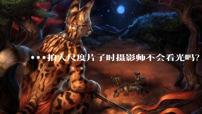***拍大尺度片子时摄影师不会看光吗?
