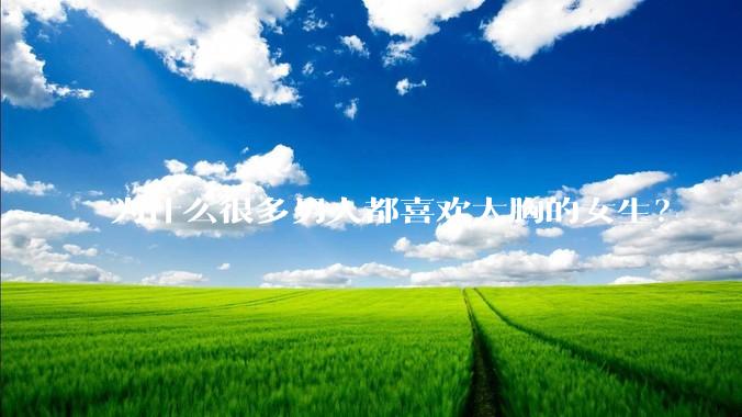 为什么很多男人都喜欢大胸的女生?