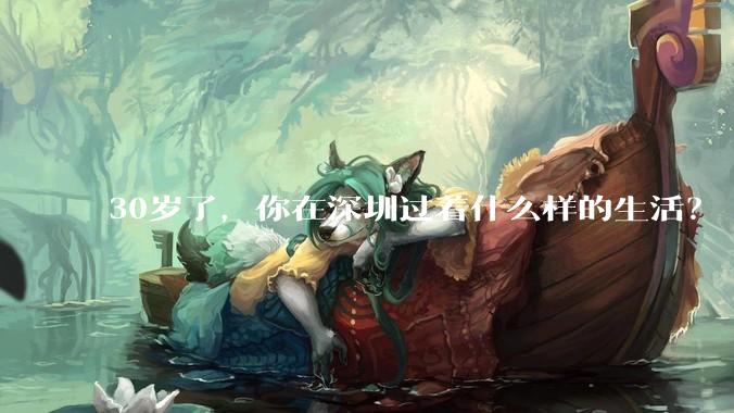 30岁了,你在深圳过着什么样的生活?