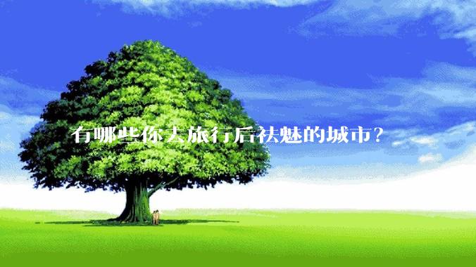 有哪些你去旅行后祛魅的城市?