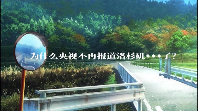 为什么央视不再报道洛杉矶***了?