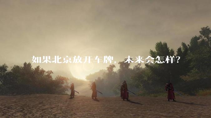 如果北京放开车牌,未来会怎样?